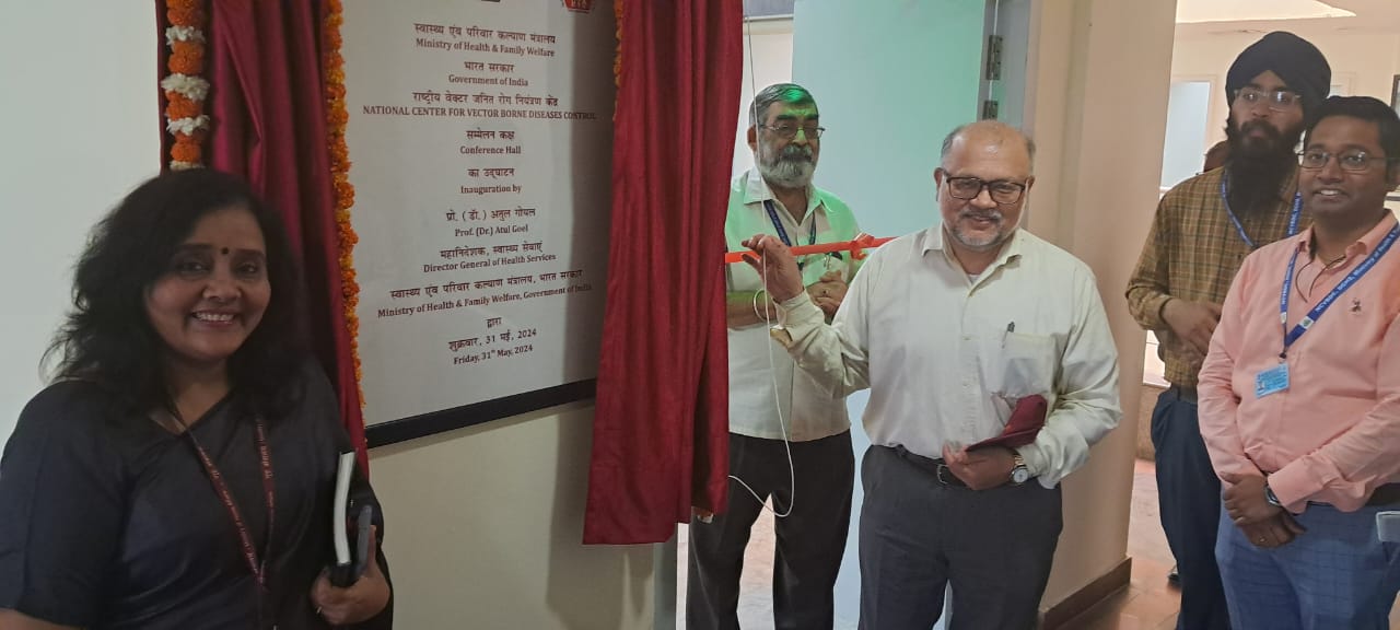 A. Inaugurated of Conference Hall of NCVBDC by Prof (Dr.) Atul Goel, Dir, NCDC and DGHS, MoHFW on 31.05.2024