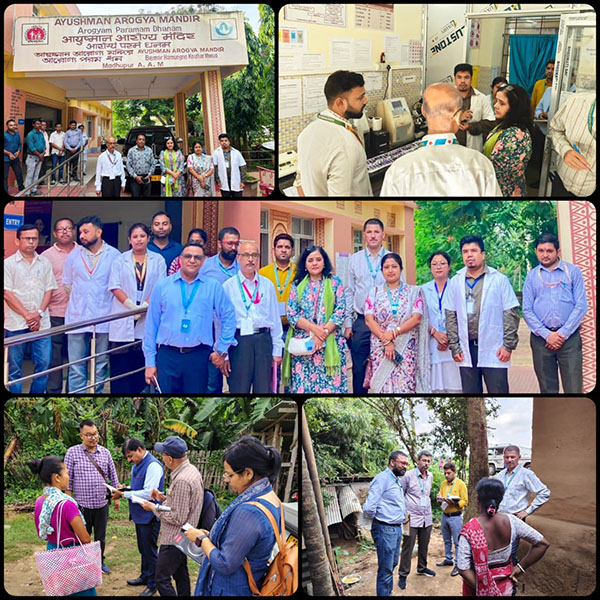 Field visit conducted on 17 July 2026 under the leadership of Dr Tanu Jain, Director NCVBDC & SRD Kolkata at Madhupur & E. Gokulnagar AAM, Sepahijala Tripura  during ongoing RRM for Malaria Elimination @MoHFW_INDIA