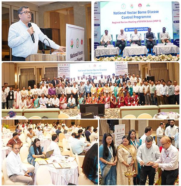 Regional Review Meeting of GFATM project states under IMEP-3 inaugurated by Shri Sanjeev Jha, Commissioner cum Director Health Services cum Mission Director- National Health Mission, Govt. of Chhattisgarh in presence of Dr. Pranab Jyoti Bhuyan, Additional  Director,  NCVBDC on 28th September 2026 at Raipur, Chhattisgarh.