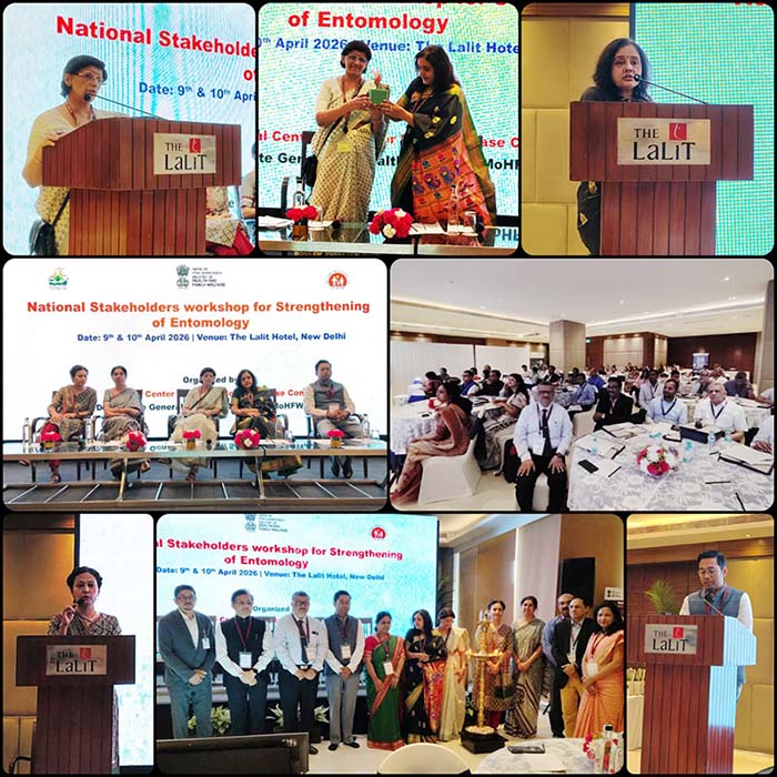 The National Stakeholders Workshop on Strengthening of #Entomology (9&ndash;10 April 2026) in New Delhi was inaugurated by Prof. Dr. Sunita Sharma, DGHS, MoH&FW in the presence of Dr.Tanu Jain, Director NCVBDC and other officials of #NCVBDC, RDs & SPOs from various states & dignitaries