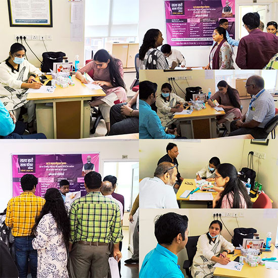 In continuation of the  #SwasthNariSashaktParivar campaign (Sep 17–Oct 2, 2025), on its third day, NCVBDC organized an eye check-up camp for all employees to empower through this health campaign. #HealthForAll