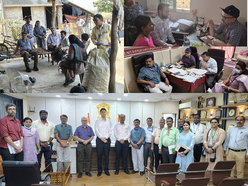 A central team led by Dr. PJ Bhuyan, Addl. Director NCVBDC along with Dr. PM Kamble, RD, ROHFW Pune; Dr. P Kamble ADHS, Pune; Dr. N Dhuphare ADHS, Nagpur visited Gadchiroli, Maharashtra from 6-9th May 2026 to review Malaria Elimination activities. The team also had a debriefing meeting with Shri A Panda (IAS) District Collector; Shri S Gade (IAS) CEO, ZP; Dr Pratap Shinde, DHO; & Dr. V Lahade, CS to discuss ongoing interventions & to strengthen malaria elimination efforts in Gadchiroli District. #Malariaelimination #NCVBDC @MoHFW_INDIA #HealthForAll