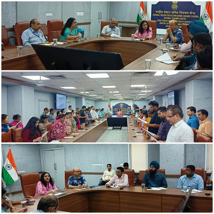 World No Tobacco Day is observed every year on 31 May. To mark this occasion, the NCVBDC organized a Pledge Ceremony on 29 May 2026 under the chairpersonship of the Director, NCVBDC, reaffirming its commitment to a tobacco free & healthier society.