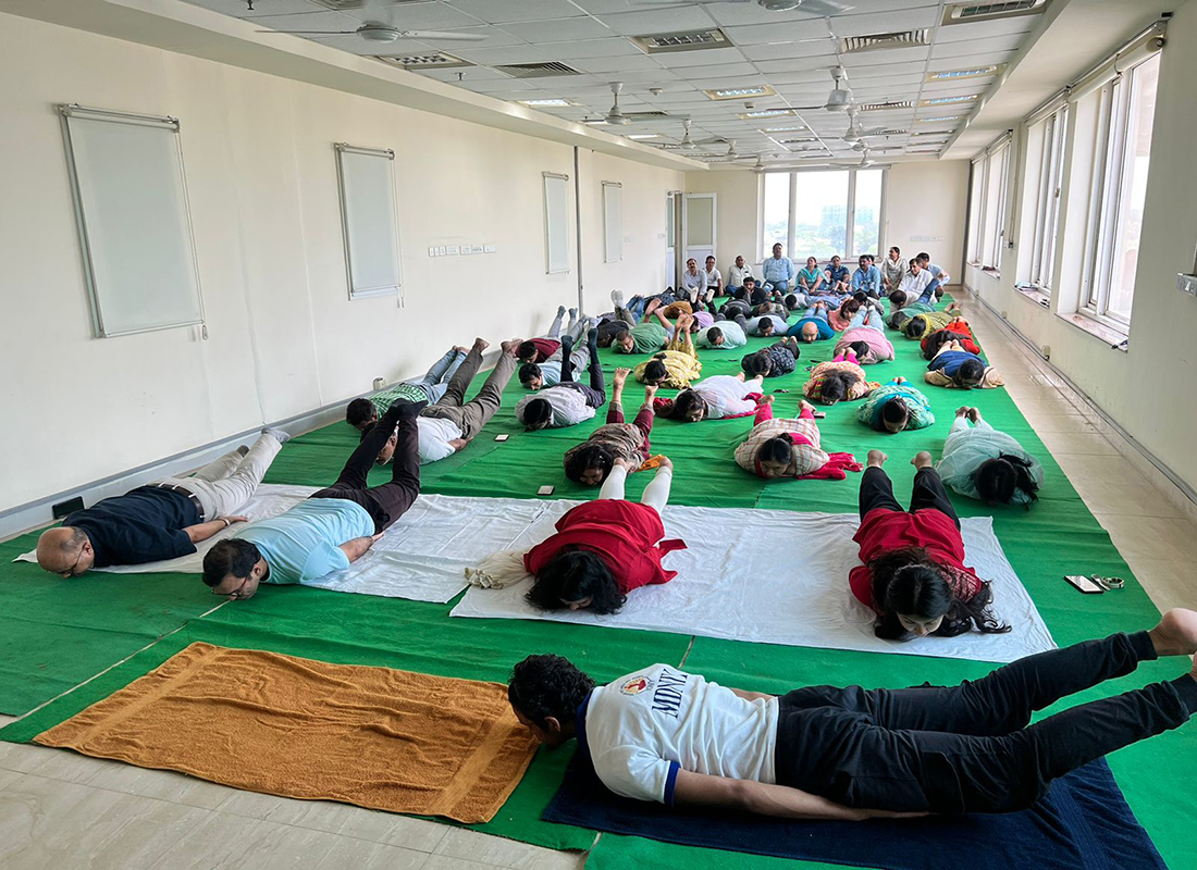 Celebration of International Yoga Day at NCVBDC - 21st June 2023