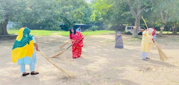 Massive Cleanliness Drive held at Meena Devi Jindal Medical Institute & Research Centre, 18 Sham Nath Marg, Delhi held on 1st October, 2023 on the eve of Mahatma Gandhi Birthday during Swachhata Hi Seva (SHS) 2023 campaign.