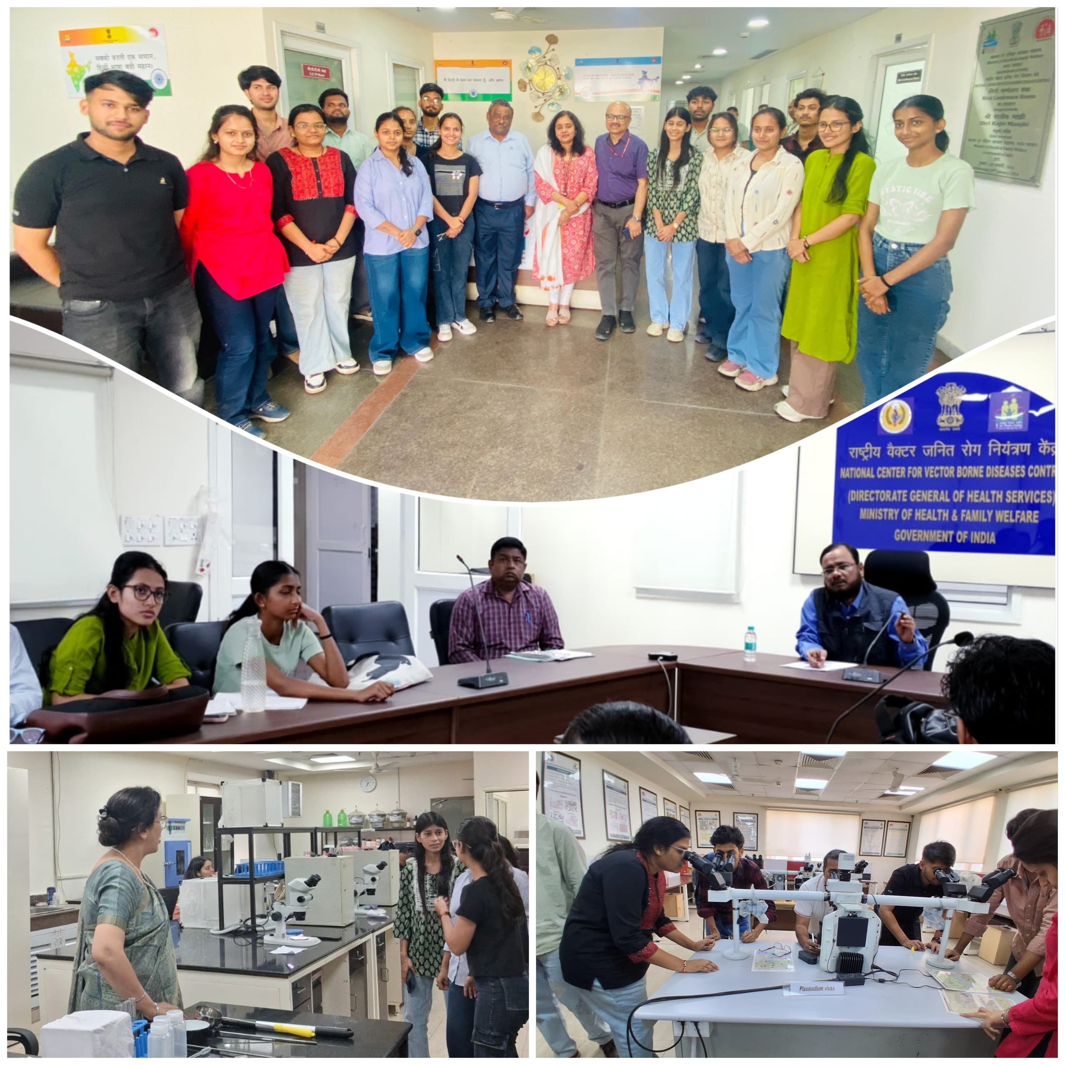 An Orientation Training for B.Sc. ALS 4th Semester Students of Swami Sharddhanand College, University of Delhi organized under the guidance of Dr. Tanu Jain, Director NCVBDC on 22nd April 2026 at NCVBDC. Students were sensitized about VBDs and their control measures along with visit to National Reference Laboratory & Entomology Laboratory. #NVBDCP #VBD #NRL