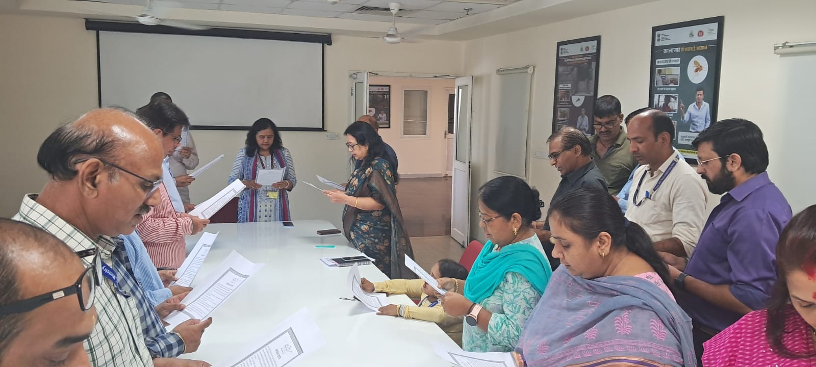 Swachhata Hi Seva 2024' campaign, ‘Swachhata Pledge' administered by Director, NCVBDC on 18th September, 2024 at 11.15 AM in the Room No.506, 5th Floor, NCVBDC building 22 Shamnath Marg, Delhi-110054.