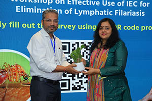 46. Workshop on Effective use of IEC for elimination of Lymphatic Filariasis at The Park Hotel, Connaught Place, Delhi on 8th April 2025