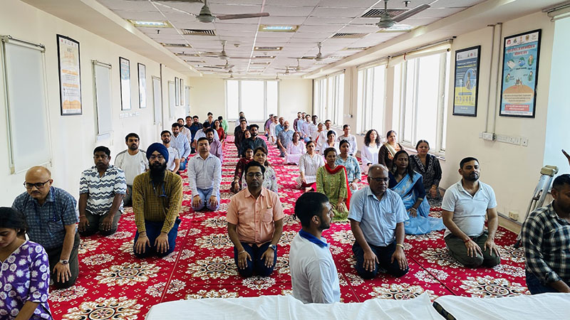 International Yoga Day 2025 organized at NCVBDC. Yoga Experts from MORARJI DESAI NATIONAL INSTITUTE OF YOGA demonstrated at 9.15AM 5th Floor NCVBDC.