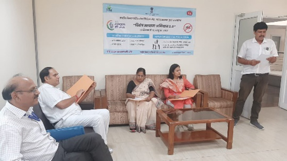 Extempore speech competition on Swachhata held on 29th September, 2023.