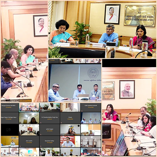 केन्द्रीय सचिव, स्वास्थ्य एवं परिवार कल्याण और केन्द्रीय सचिव, आवास एवं शहरी कार्य मंत्रालय की संयुक्त अध्यक्षता में अंतर-मंत्रालयी बैठक आयोजित की गई, जिसमें अतिरिक्त सचिव एवं मिशन निदेशक (NHM), संयुक्त सचिव (VBD), निदेशक, NCVBDC, एवं राष्ट्रीय तथा राज्य स्तरीय अधिकारियों ने भाग लिया। बैठक का उद्देश्य 9 राज्यों के 17 नगर निगमों में संयुक्त और समन्वित प्रयास से डेंगू नियंत्रण को सुदृढ़ करना था #Dengue