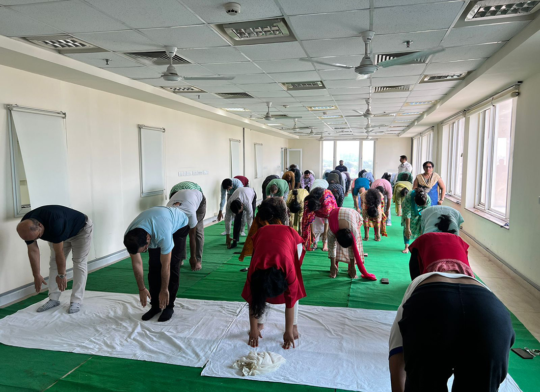 Celebration of International Yoga Day at NCVBDC - 21st June 2023