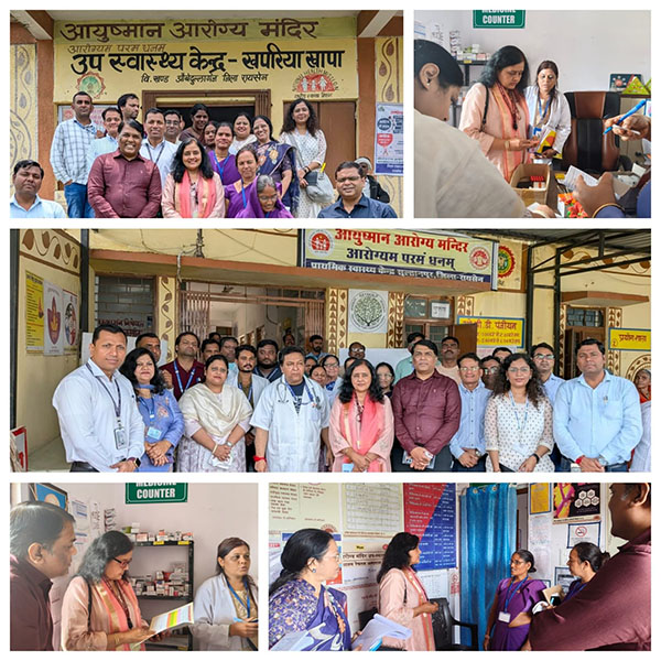 A Central Team led by Dr Tanu Jain,
Director NCVBDC
with RD Bhopal, SPO-MP & Central & State teams, visited Khapariya Khapa SC & PHC Sultanpur, Raisen, to assess #VBD surveillance, prevention, diagnosis, treatment, vector control & preparedness, & strengthen field implementation dt 07 Sept 2026