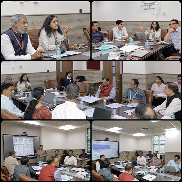 LF मॉर्बिडिटी मैनेजमेंट और डिसेबिलिटी प्रिवेंशन (MMDP) सेवाओं से जुड़ी गाइडलाइंस में बदलाव करने और उन्हें मज़बूत करने के लिए तीन दिन की बैठक 1 सितंबर 2026 को शुरू हुई। इस बैठक की अध्यक्षता NCVBDC की डायरेक्टर डॉ. तनु जैन ने AIIMS नई दिल्ली के बर्न एंड प्लास्टिक सर्जरी विभाग में की, और सह-अध्यक्षता डॉ. आर. आर. डी. पाटिल (DDG, AYUSH) और डॉ. मनीष सिंघल (HoD, बर्न एंड प्लास्टिक सर्जरी, AIIMS दिल्ली) ने की।
