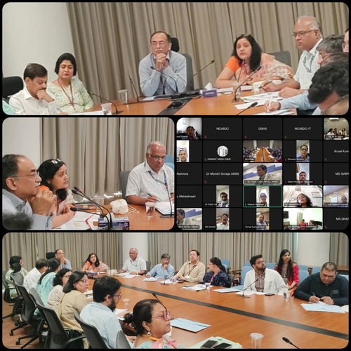 Dr. Loveneesh G. Krishna, DGHS, GoI reviewed hospital preparedness for Dengue on 22.7.2026. Dr Tanu Jain, Director, NCVBDC; Dr AR Pasi, Jt. Director, NCVBDC; SPO-GNCTD; Central Govt. hospitals, MHO-MCD; MOH-NDMC and major hospitals in Delhi participated in meeting.
