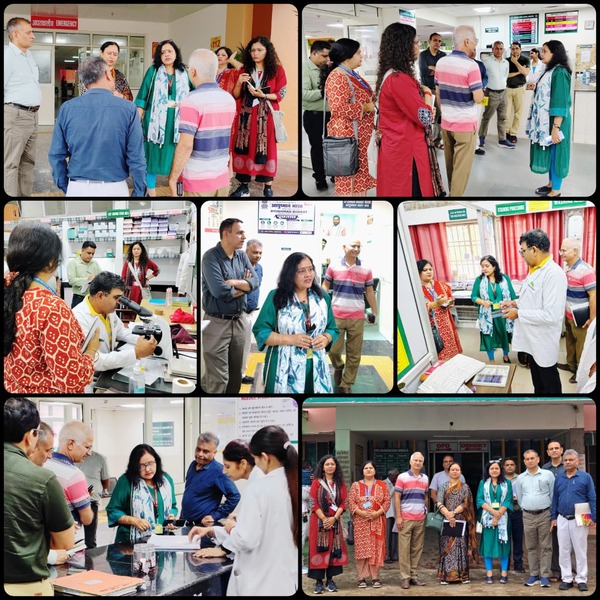 A Central  Team led by Dr. Tanu Jain, Director, NCVBDC along with SRD Chandigarh, SPO Haryana and other Central and State officers visited SDH Narayangarh, Ambala on 28 July 2026 for assessing the implementation & operational readiness in respect of Vector Borne Diseases. #DrivenToEndMalaria #VBD