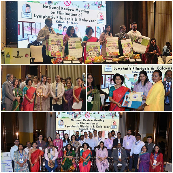 National Review on Elimination of Lymphatic Filariasis & Kala-azar Inaugurated in Kolkata on 9.7.2026 by Ms Aradhana Patnaik AS&MD (NHM), GoI in presence of Dr Preeti Goyal, MD(NHM),Dr Tanu Jain Dir.NCVBDC, Dr Swapan Saren, DHS, GoWB, senior officers from Centre and States