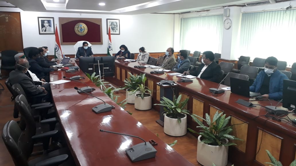 A Technical Advisory Committee (TAC)  meeting held on 22.12.2021 under the Chairmanship of Prof. (Dr.) Sunil Kumar, DGHS, Government of India Nirman Bhawan, New Delhi.
