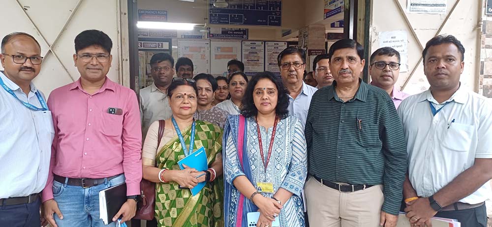 A. Director, NCVBDC visited Ahmedabad, Gujarat to review VBD situation at CHC Vatva (South Zone) and UPHC Amraiwadi (East Zone) area of Ahmedabad Municipal Corporation on 15.07.2024