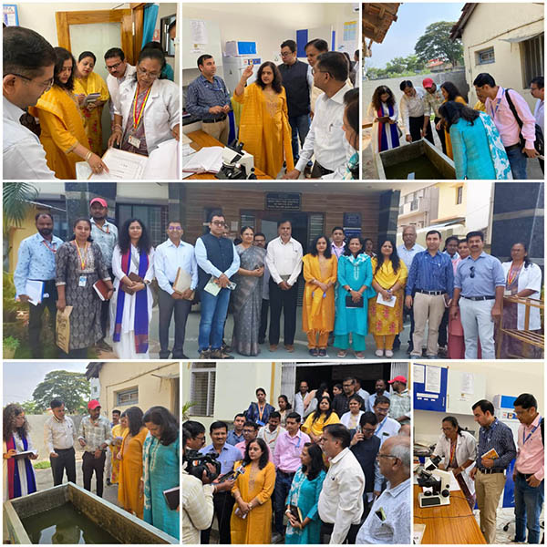 Day 2 #SNMEV visit continued in Chikkamagaluru, under the leadership of Dr Tanu Jain, @DirectorNCVBDC and Karnataka SPO Dr Shraiff as Central, State & District teams assessed District Hospital & PHC Hiremagalur, strengthening #surveillance & ensuring zero indigenous transmission. - 16 April 2026